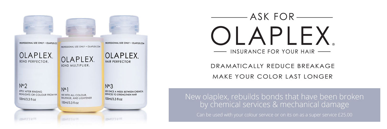 Olaplex, insurance for your hair at Keith Graham Hairdressing
