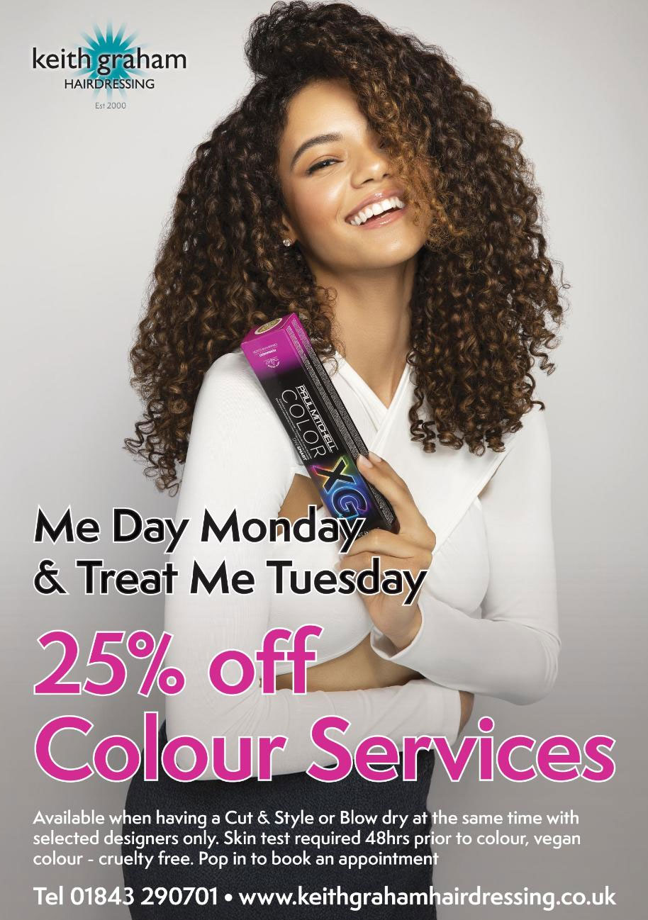 Me Day Monday, Treat Me Tuesday - Keith Graham Hairdressing