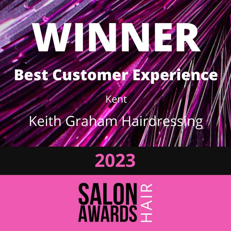 Salon Awards 2023 Best Customer Experience award