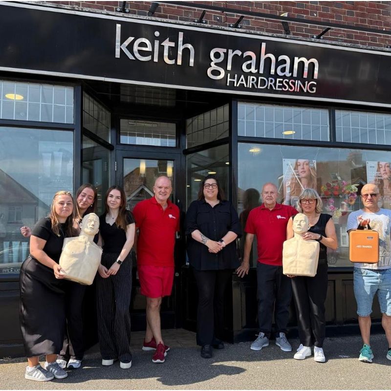 Fund Raising for Defibrillator - Keith Graham Hairdressing
